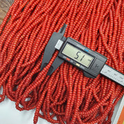 Antique trade beads whiteheart 7mm-4mm