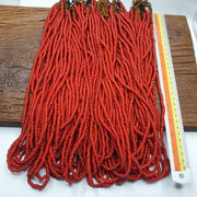 Antique trade beads whiteheart 7mm-4mm