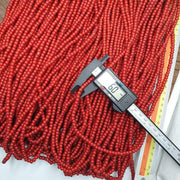 Antique trade beads whiteheart 7mm-4mm