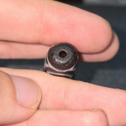 Vintage old himalayan indo tibetan 6 eyes agate bead unique pattern