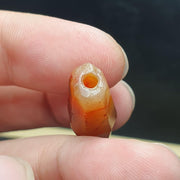 Ancient antique red carnelian agate bead natural agate
