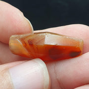 Ancient antique red carnelian agate bead natural agate
