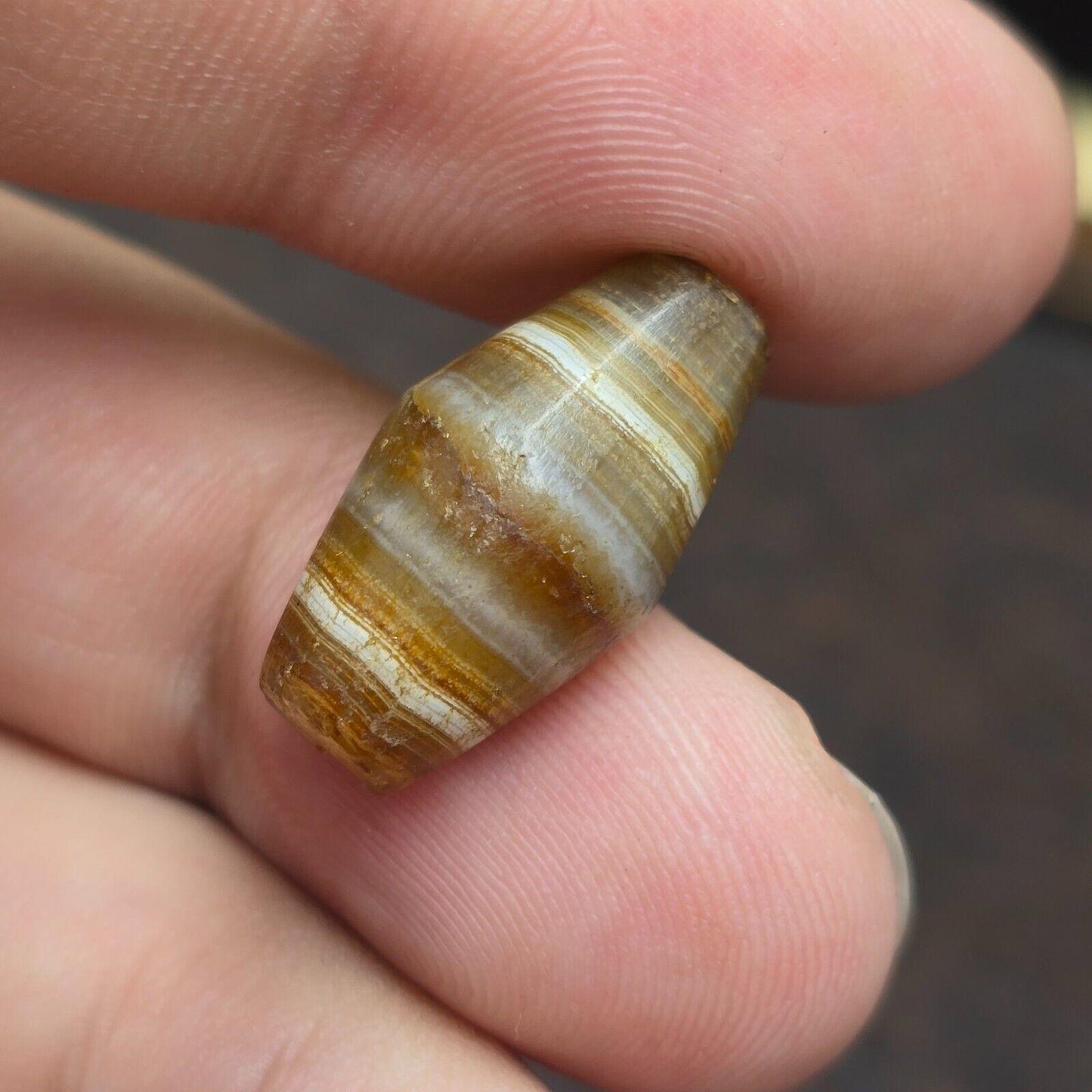 Ancient agate yemeni suleimani natural pattern agate bead sep_11