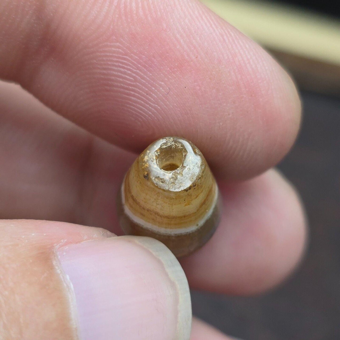 Ancient agate yemeni suleimani natural pattern agate bead sep_11