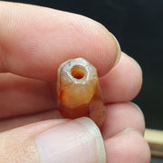 Ancient antique red carnelian agate bead natural agate