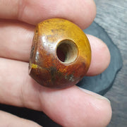 Antique jasper seal bead king intaglio stamp very rare pendent