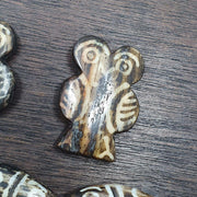 Lot 5 south asian burmese old pyu pumtek amulets bead pendents