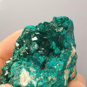 Green Dioptase Crystal Specimen: Congo Druzy Crystals (447 Carats)
