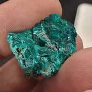 Green Dioptase Crystal Specimen: Congo Mineral Display (50 Carats)
