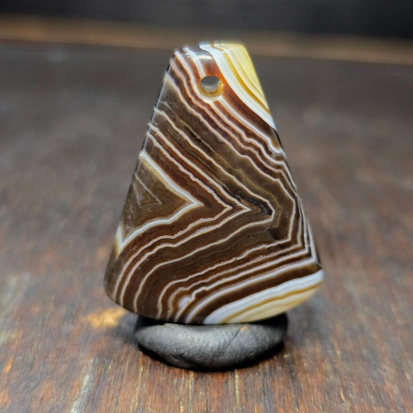 Antique tibetan himalayan agate  amulet bead #4