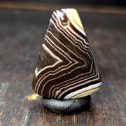 Antique tibetan himalayan agate  amulet bead #4