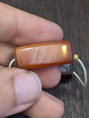 Antique lot 6 old himalayan indo tibetan carnelian agate beads lot agt-jn-4