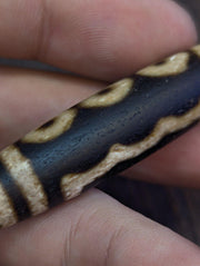 Tibetan 5 eyes agate stone dzi bead amulet jn-16