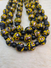 Venetian Inspired, Millefiori Statement Focals | Venetian Murano Glass | 20mm Heavyweight Mosaic, Vintage Moretti
