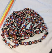 Skunk venetian inspired beads thousand eye | east oasis antique collection