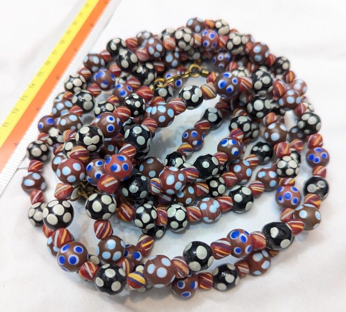 Skunk venetian inspired beads thousand eye | east oasis antique collection