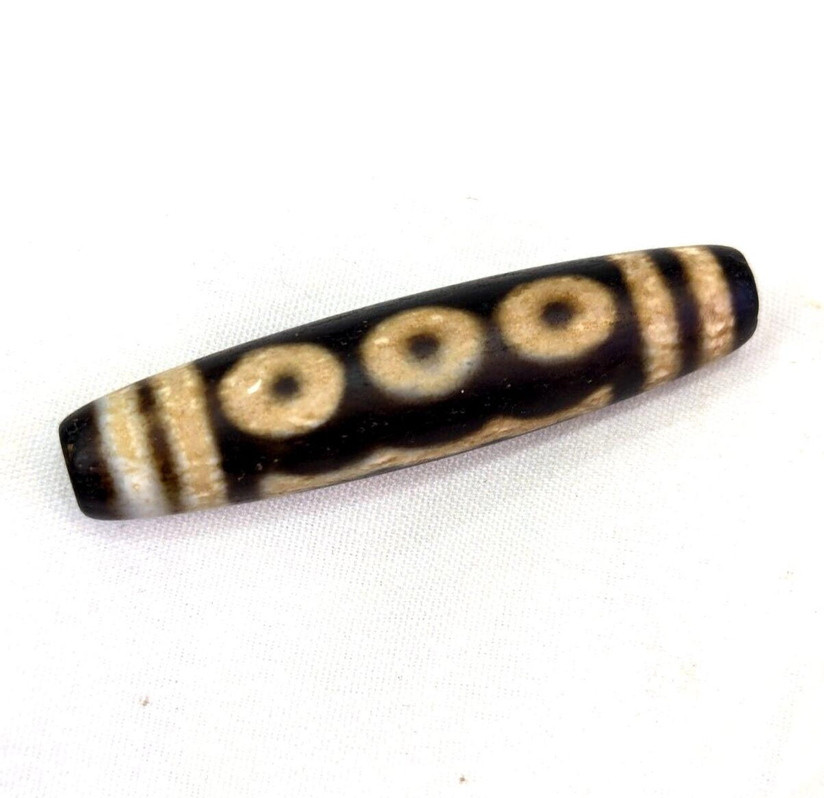 Tibetan 5 eyes agate stone dzi bead amulet jn-16