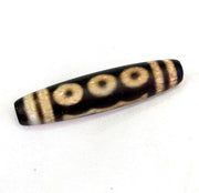 Tibetan 5 eyes agate stone dzi bead amulet jn-16