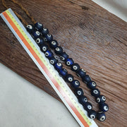 Vintage Venetian Evil Eye Glass Bead Strand (18-19mm)