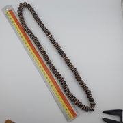 Vintage tibetan yak bone (buffalo) beads beaded necklace 11.5mm