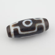 Soft skin eyes in eyes unique pattern himalayan tibetan agate dzi bead amulet