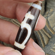 Treasure vase totem tibetan old agate dzi bead amulet pendant