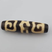 Rare pattern eyes unique pattern himalayan indo tibetan agate dzi bead amulet