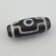 Soft skin eyes in eyes unique pattern himalayan tibetan agate dzi bead amulet