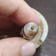 Himalayan tibetan 9 eyes pattern agate dzi bead spiritual amulet bead