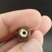 4 eyes unique pattern totem tibetan old agate dzi bead amulet pendant