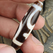 Treasure vase totem tibetan old agate dzi bead amulet pendant