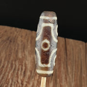 Himalayan tibetan 6 eyes pattern antique agate dzi bead spiritual amulet bead