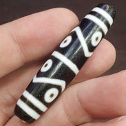 Himalayan tibetan 8 eyes pattern agate dzi bead spiritual amulet bead