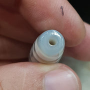 Tibetan 7 Eyes Dzi Bead: Agate Amulet for Protection & Clarity