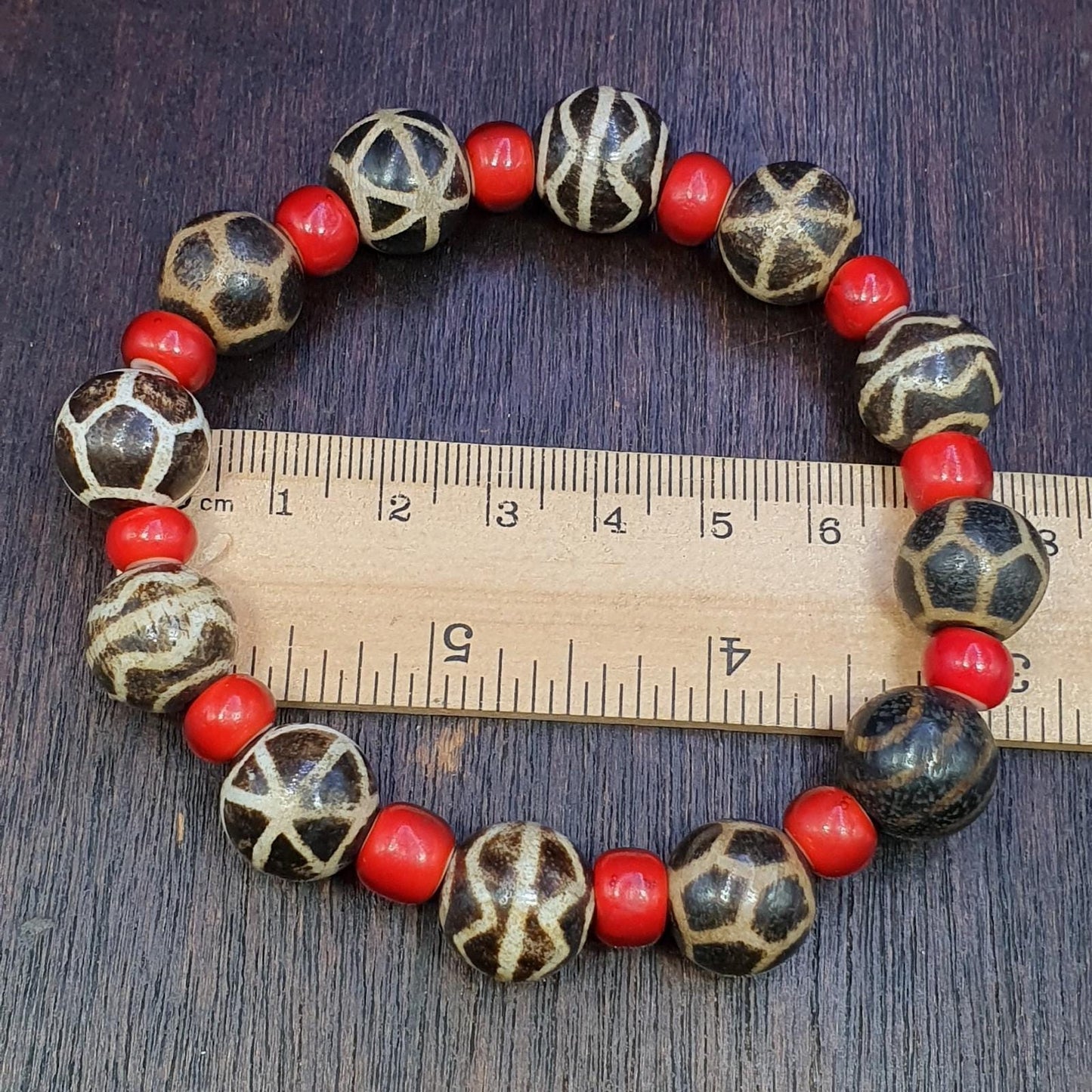 South asian burmese antiques trade pumtek petrified wood beads lot br-j15