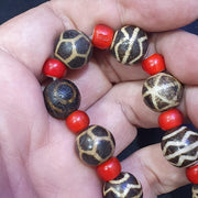South Asian Burmese, Pumtek Petrified Wood Beads Lot - Ancient Pyu Artifacts, Museum-Grade, Assorted Sizes