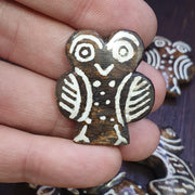 Lot 8 south asian burmese old pyu pumtek animal figurine stone beads pendants