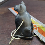Antique agate animal figurine cat figure gemstone sculptures bead amulet