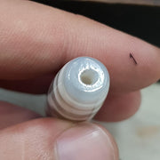 Tibetan 7 Eyes Dzi Bead: Agate Amulet for Protection & Clarity