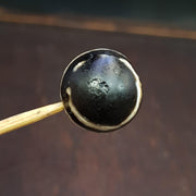 Antique tibetan agate 4 lines goat eyes dzi bead