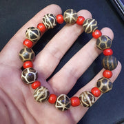 South Asian Burmese, Pumtek Petrified Wood Beads Lot - Ancient Pyu Artifacts, Museum-Grade, Assorted Sizes