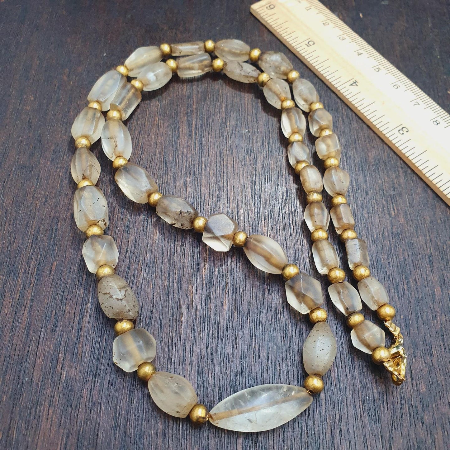 Tibetan quartz beads necklace himalayan healing crystal for meditation & energy