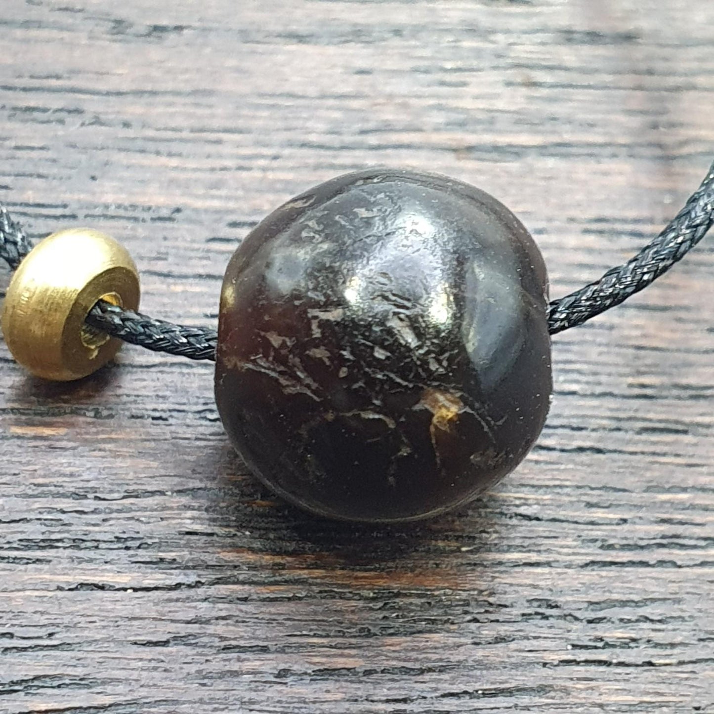 Antique ancient black agate beads lot for jewelry making and collectors
