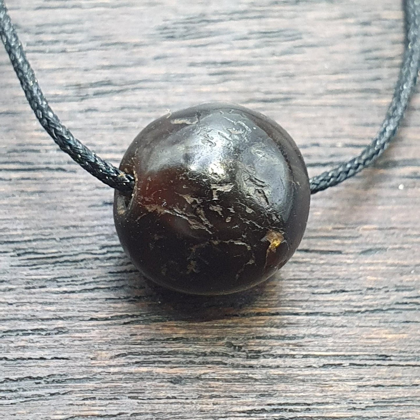 Antique ancient black agate beads lot for jewelry making and collectors