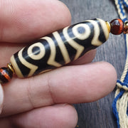 Tibetan nepalese 6 eyes agate dzi beads powerful fusion of spiritual symbolism