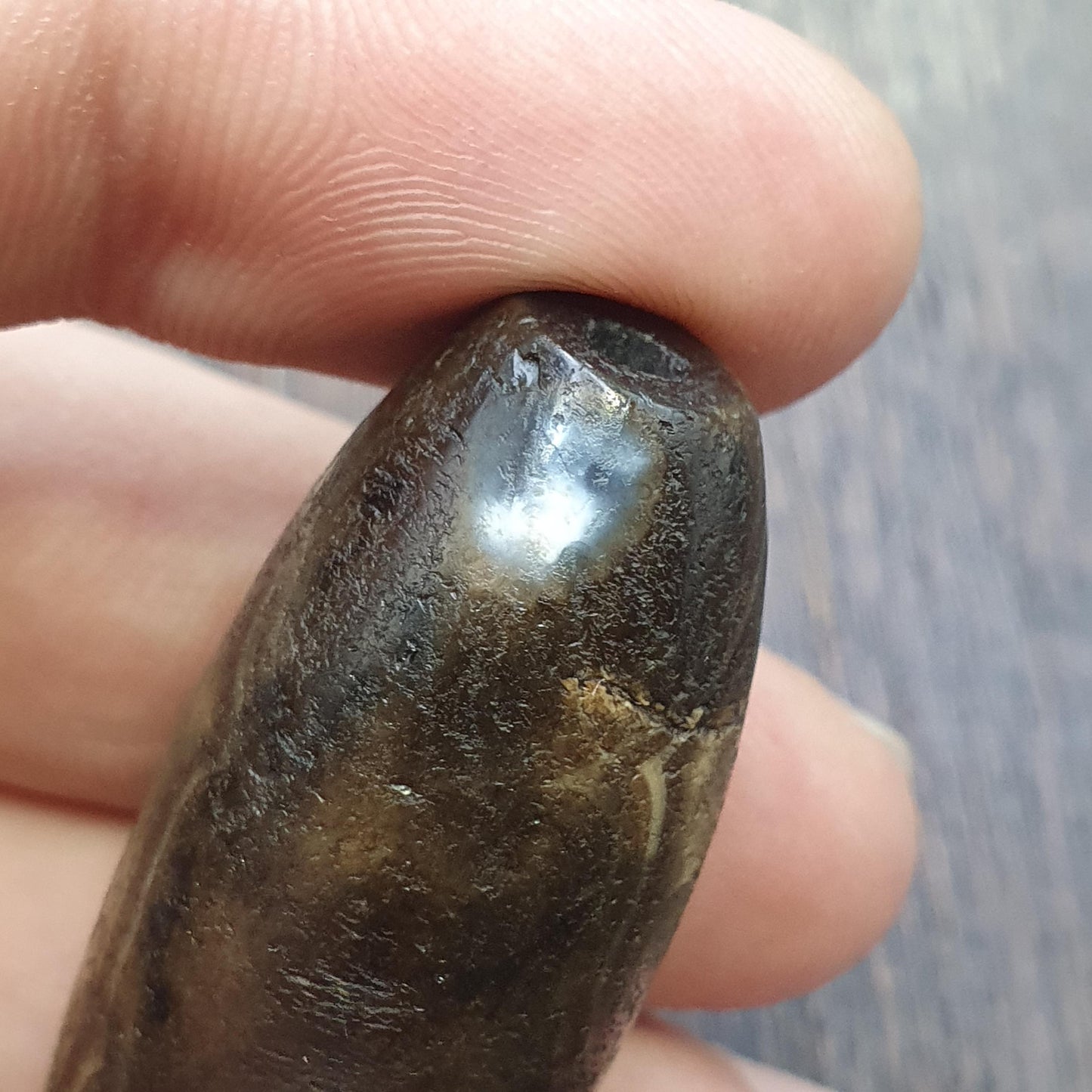 Huge himalayan indo tibetan agate suleimani bead natural pattern agate 46x18mm