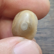 Antique ancient agate in crystal beads lot for jewelry making and collectors