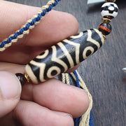 Tibetan nepalese 6 eyes agate dzi beads powerful fusion of spiritual symbolism