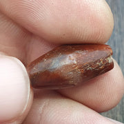 Ancient yemeni agate natural rare pattern suleimani agate bead haqeeq amulet #43
