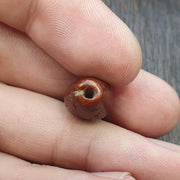 Ancient yemeni agate natural rare pattern suleimani agate bead haqeeq amulet #43